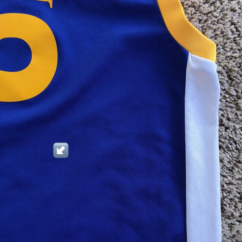 Adidas Golden State Warriors Kevin Durant Jersey Size Adult XL #35 NBA Blue Away